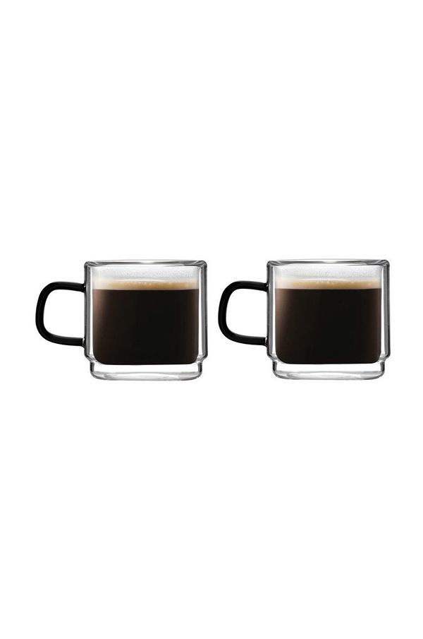 Vialli Design Vialli Design komplet skodelic za espresso Carbon 80 ml (2-pack)