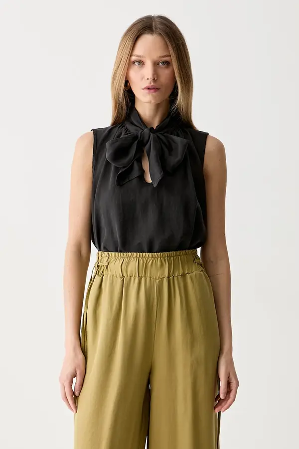 ViCOLO ViCOLO halter bluza ženska iz liocela