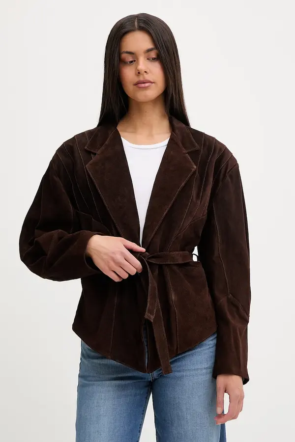 ViCOLO ViCOLO kimono jakna ženska usnjena
