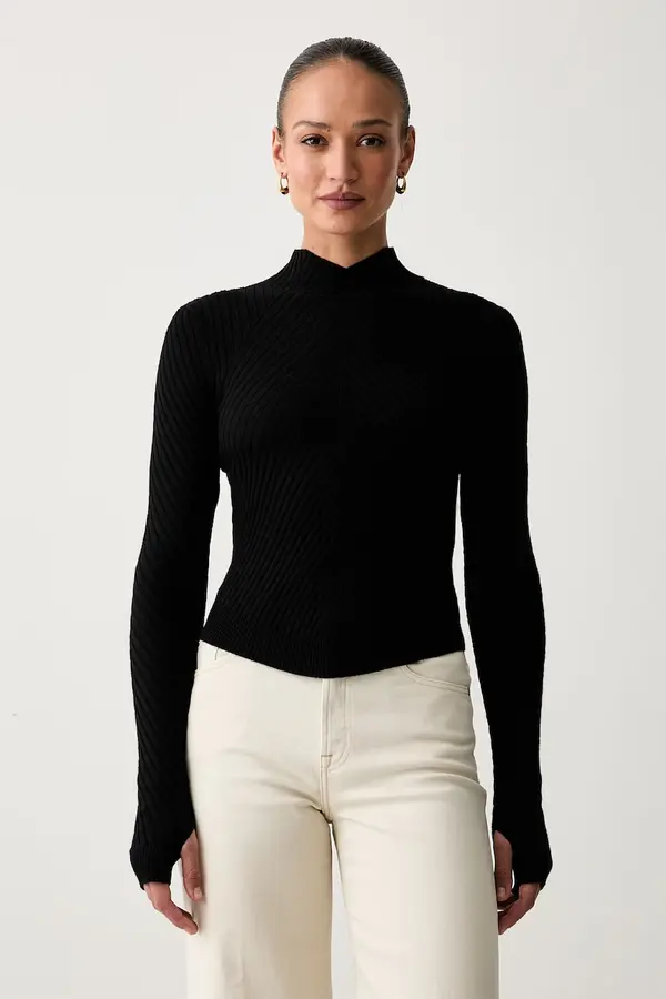 Victoria Beckham Victoria Beckham pulover ženski merino volna