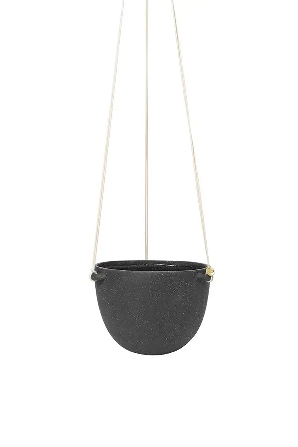 Ferm Living Viseč cvetlični lonec ferm LIVING Speckle 20,5 x 15 cm