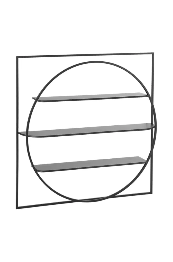 J-Line Viseča polica J-Line črna barva