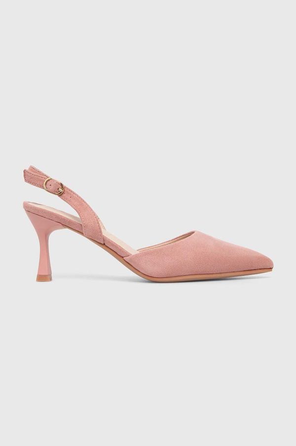 Answear Lab Visoke pete Answear Lab roza barva