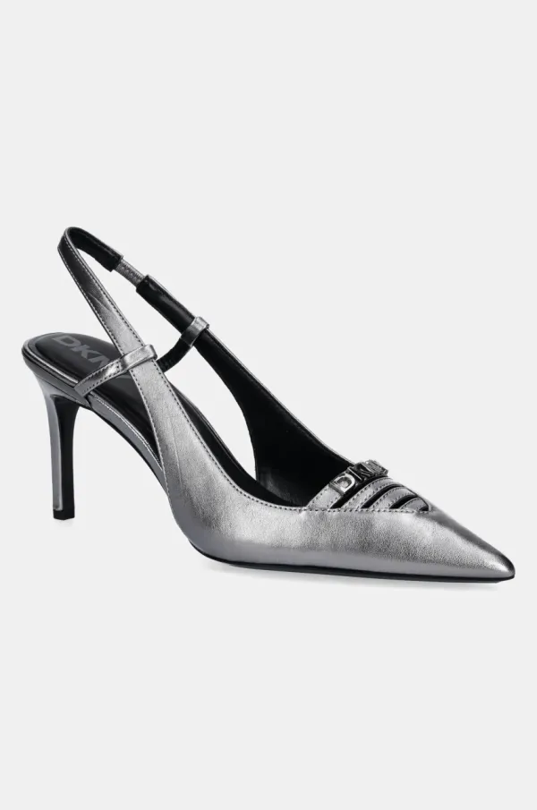 DKNY Visoke pete Dkny Malden srebrna barva, K1599746