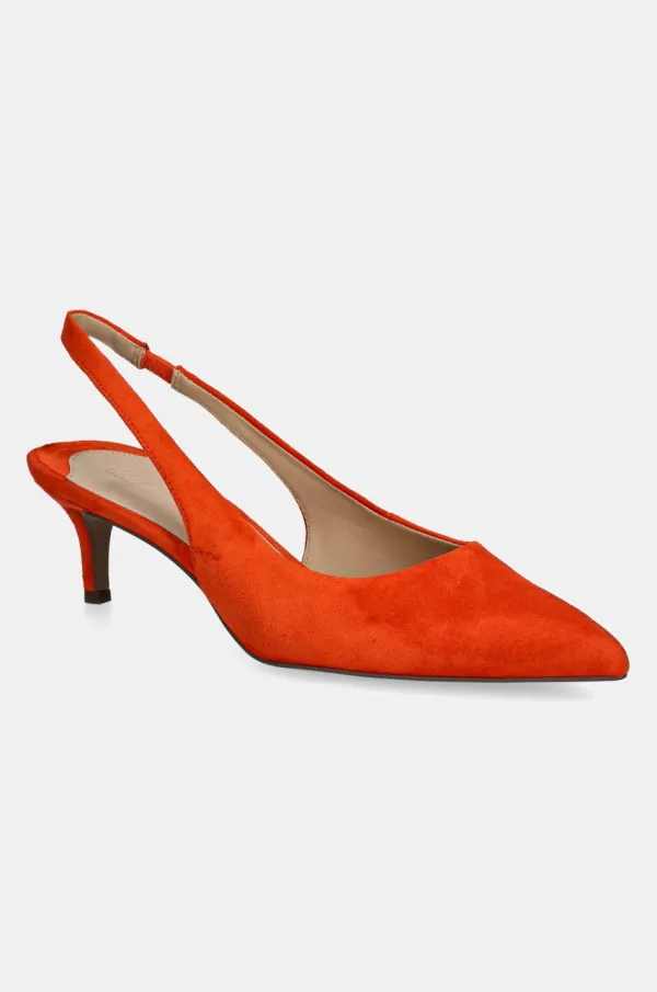 Lauren Ralph Lauren Visoke pete iz semiša Lauren Ralph Lauren Lolah II oranžna barva, 802959263003