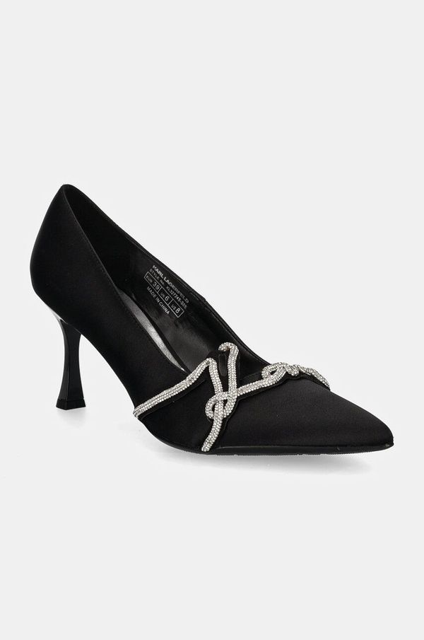 Karl Lagerfeld Visoke pete Karl Lagerfeld SIENNA črna barva, KL32724S