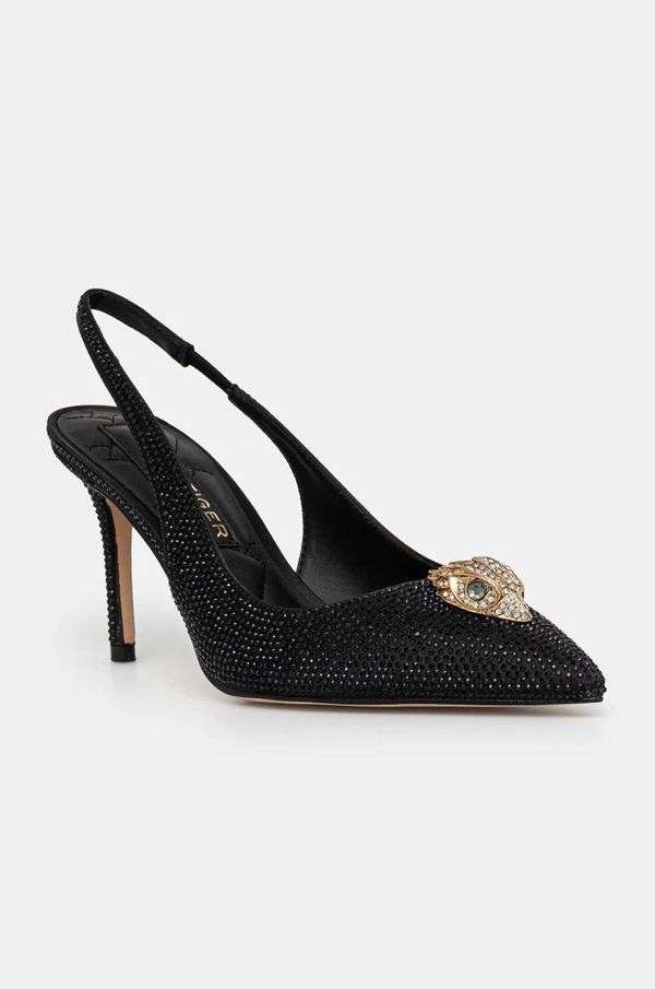 Kurt Geiger London Visoke pete Kurt Geiger London Belgravia High Sling črna barva, 3422800609
