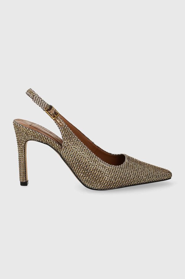 Kurt Geiger London Visoke pete Kurt Geiger London Regent 90 Slingback bež barva, 1292840609