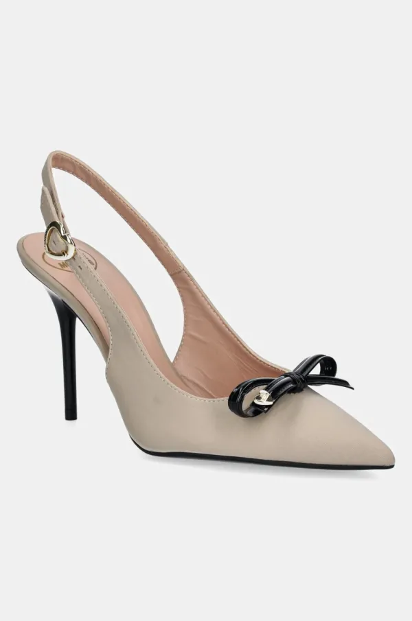 Love Moschino Visoke pete Love Moschino bež barva, JA10069G1MIM0131