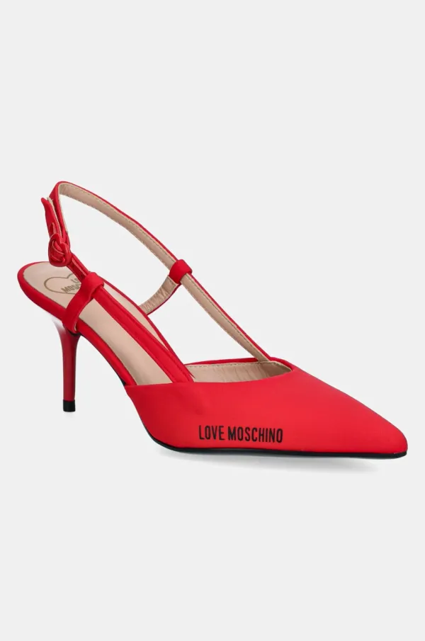 Love Moschino Visoke pete Love Moschino rdeča barva, JA10627G1MIMX500