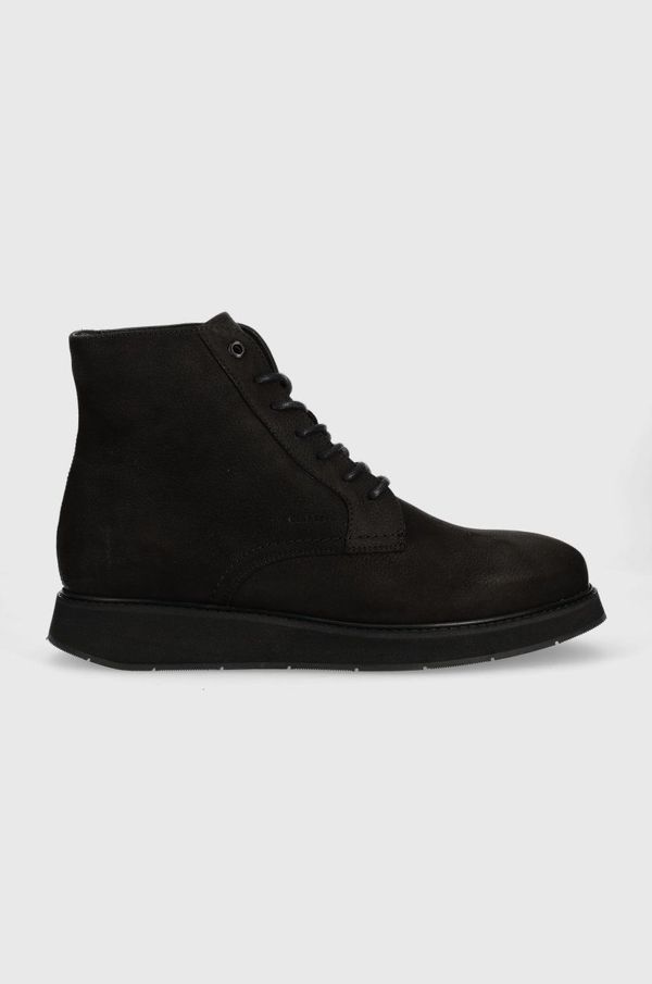 Calvin Klein Visoki čevlji Calvin Klein Lace Up Boot moški, črna barva