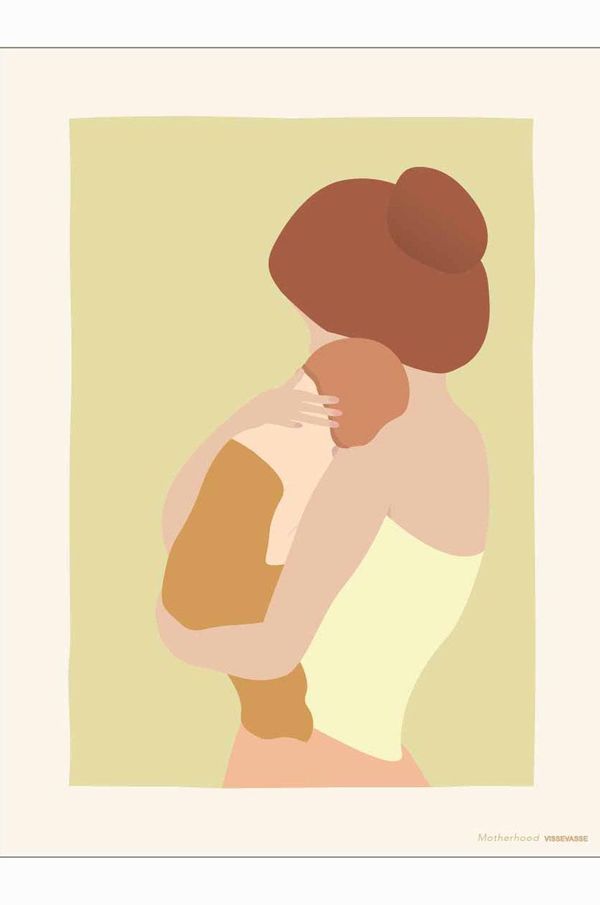 Vissevasse Vissevasse plakat Motherhood 30x40 cm