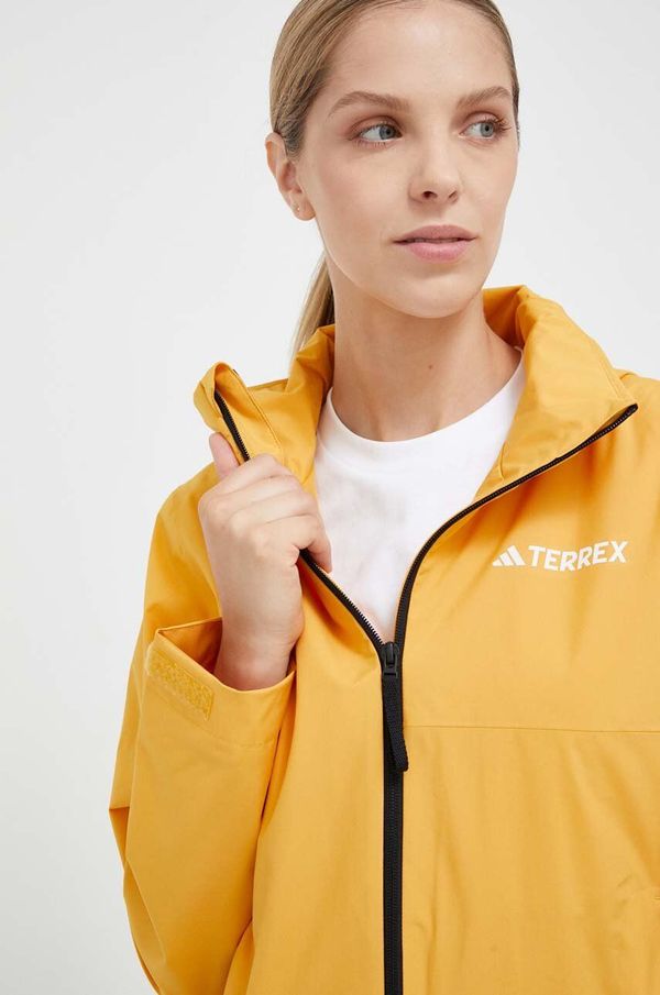 adidas TERREX Vodoodporna jakna adidas TERREX Multi RAIN.RDY ženska, rumena barva