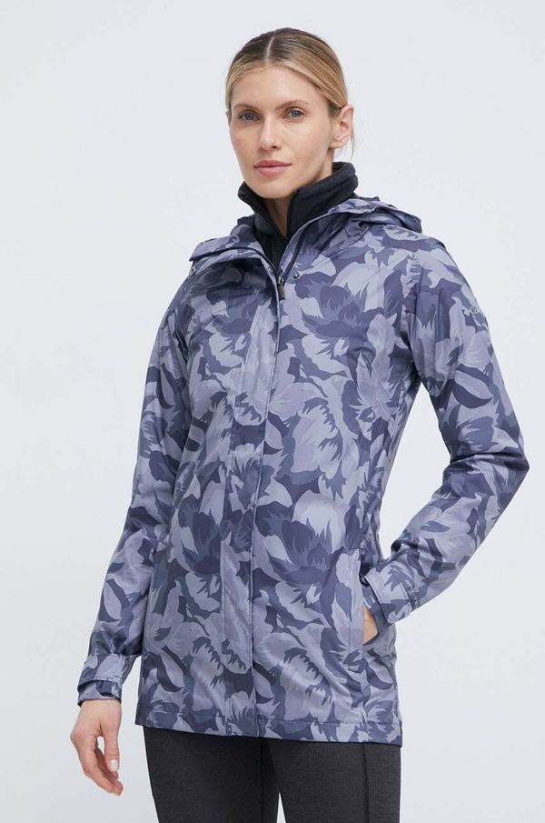 Columbia Vodoodporna jakna Columbia Splash A Little II Jacket ženska, črna barva