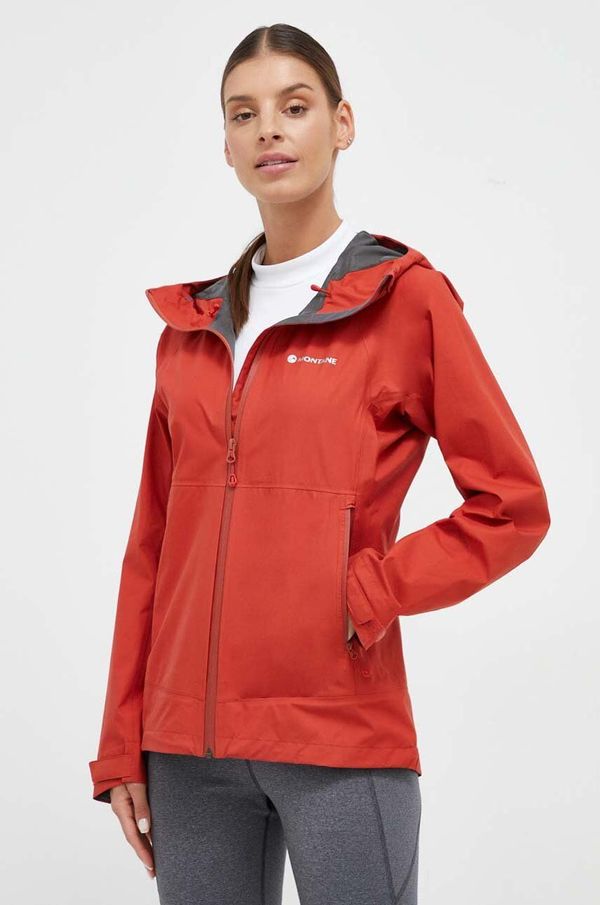 Montane Vodoodporna jakna Montane Spirit Lite ženska, rdeča barva