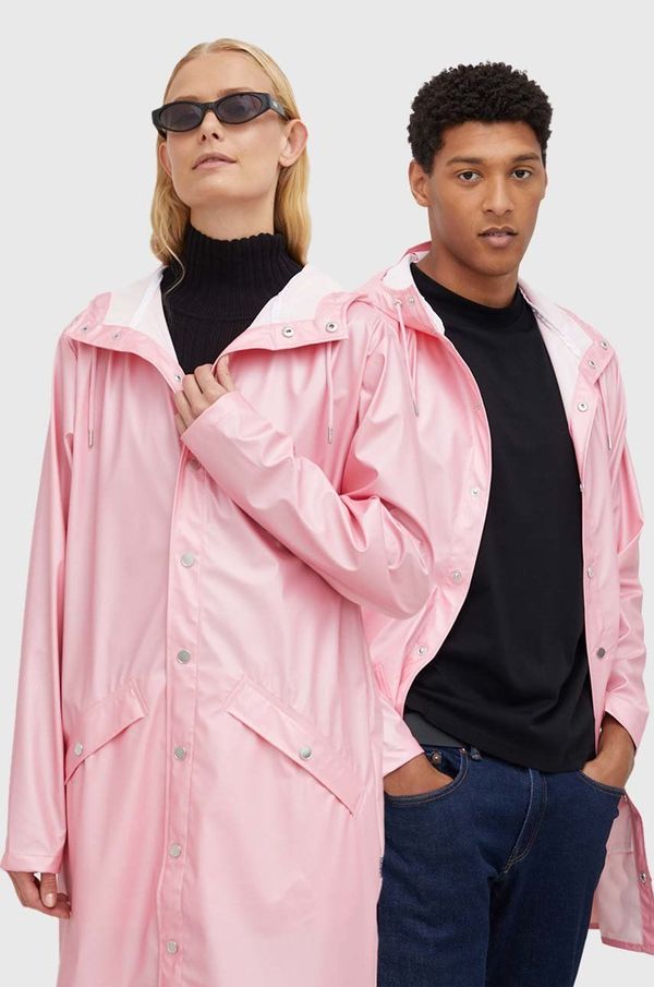 Rains Vodoodporna jakna Rains 12020 Long Jacket roza barva