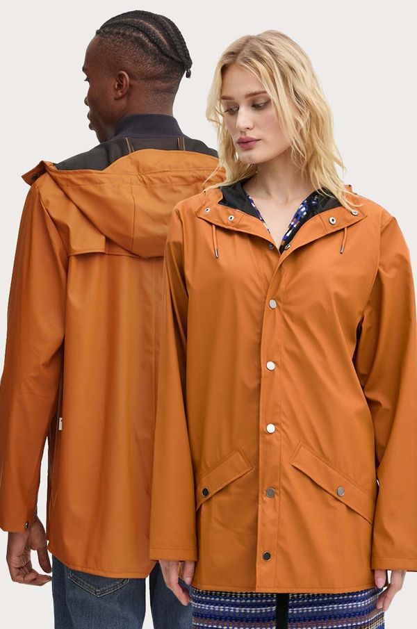 Rains Vodoodporna jakna Rains Jacket W3 oranžna barva, 12010-63