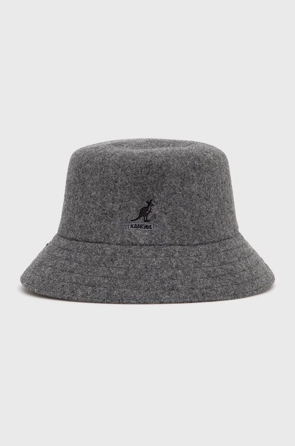 Kangol Volnen klobuk Kangol siva barva