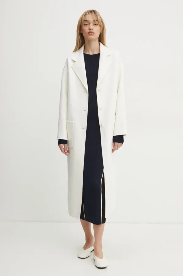 From Future Volnen plašč FROM FUTURE bež barva, WOU01371