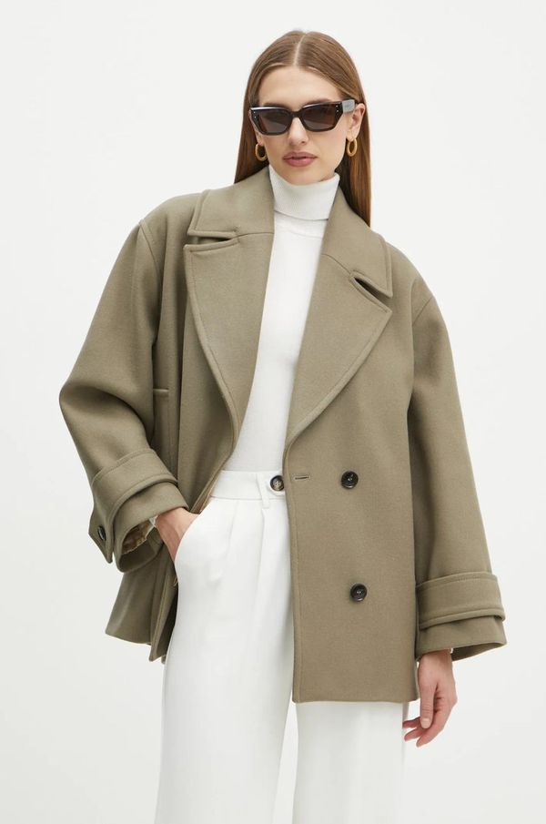 Ivy Oak Volnen plašč Ivy Oak zelena barva, IO111142