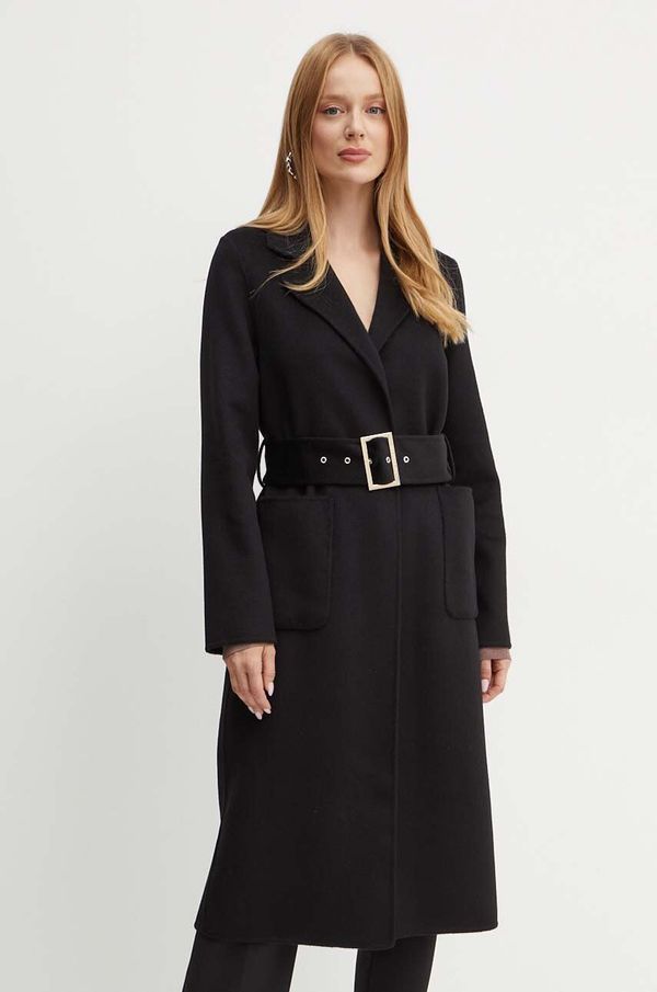 Marciano Guess Volnen plašč Marciano Guess CLARA črna barva, 4YGL11 7125A