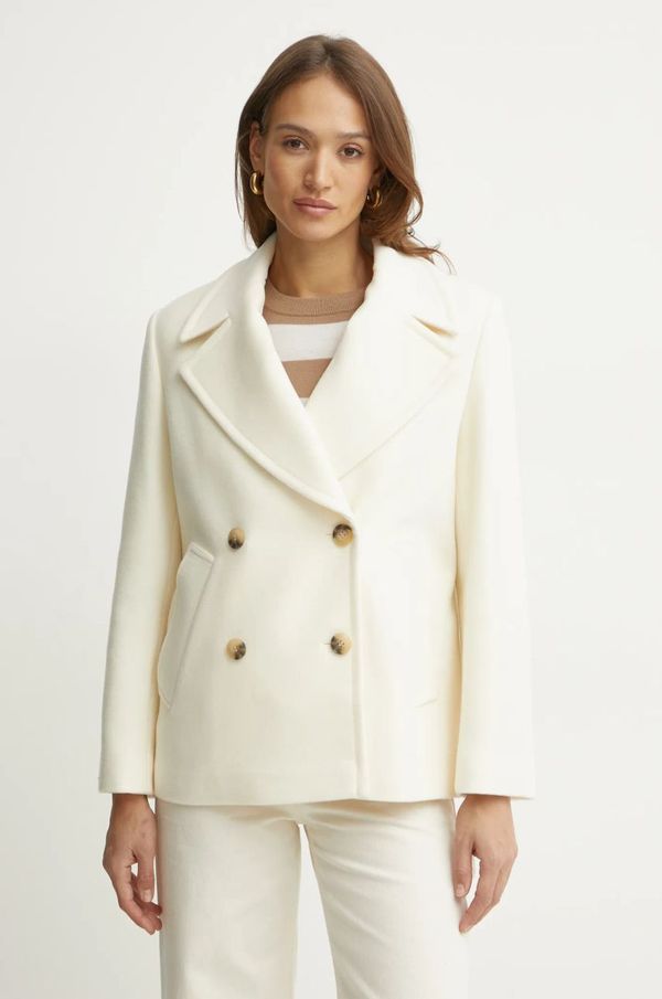 Max&Co. Volnen plašč MAX&Co. bež barva, 2516081051200