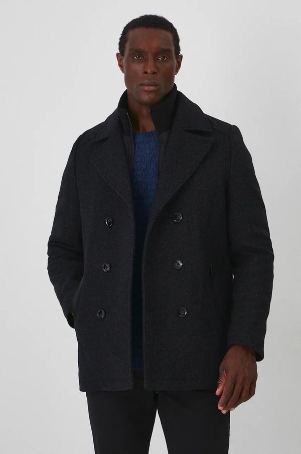 Medicine Volnen plašč Medicine moški, črna barva