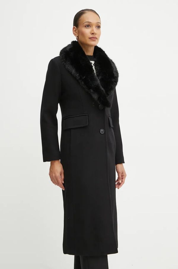 MICHAEL Michael Kors Volnen plašč MICHAEL Michael Kors črna barva, 77B6781M12