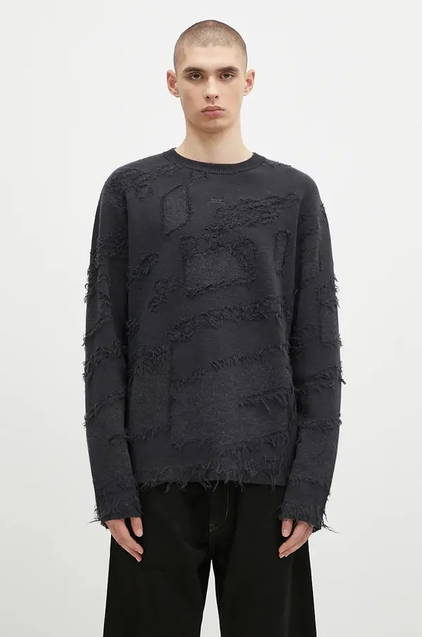 A-COLD-WALL* Volnen pulover A-COLD-WALL* Frontage Knit Crewneck