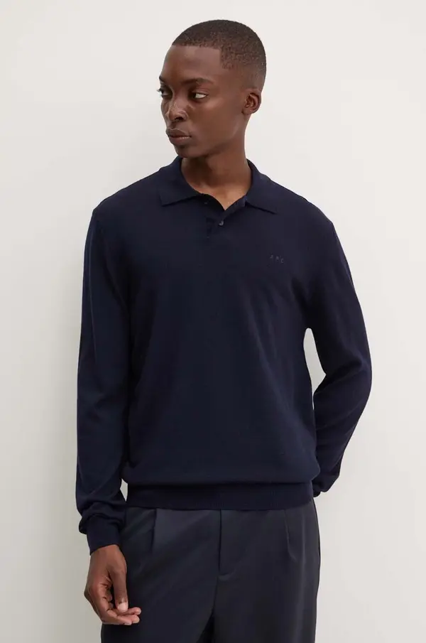 A.P.C. Volnen pulover A.P.C. polo jacob logo
