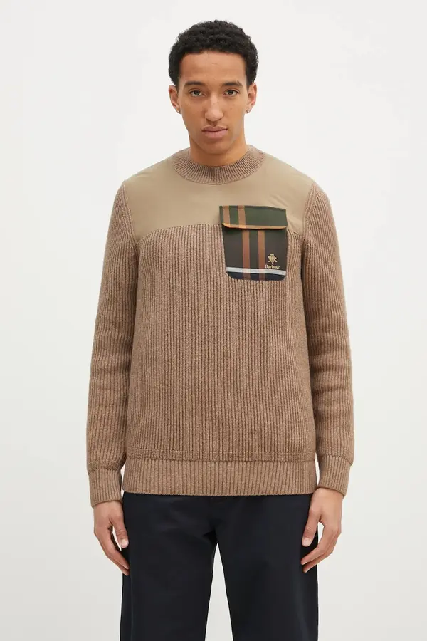 Baracuta Volnen pulover Baracuta Barbour x Baracut Miller Knit