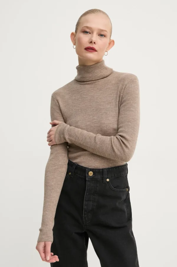 Day Birger et Mikkelsen Volnen pulover Day Birger et Mikkelsen Sierra ženski, bež barva, DAY65243605