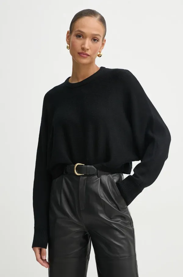 MICHAEL Michael Kors Volnen pulover MICHAEL Michael Kors ženski, črna barva, MR5612KF2G