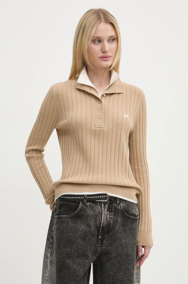 Miss Sixty Volnen pulover Miss Sixty 0 ženski, bež barva, 6L4RJ1390000