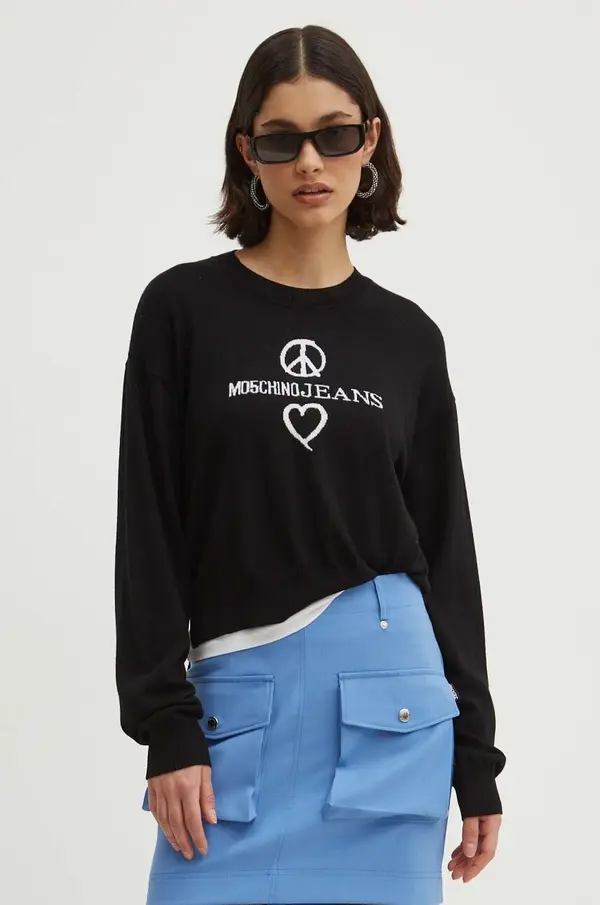 Moschino Jeans Volnen pulover Moschino Jeans