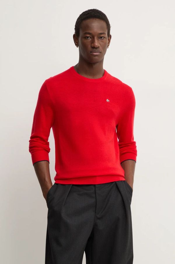 Napapijri Volnen pulover Napapijri Damavand moški, rdeča barva, NP0A4GJUR061