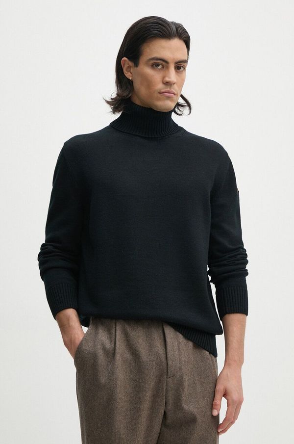 Paul&Shark Volnen pulover Paul&Shark moški, črna barva, 14311008