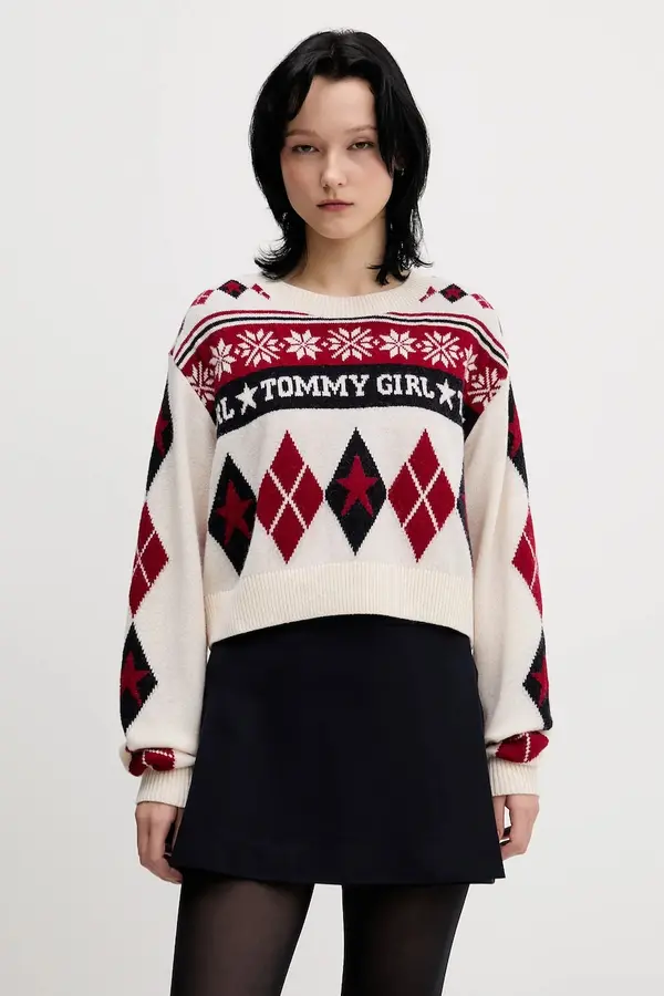 Tommy Jeans Volnen pulover Tommy Jeans