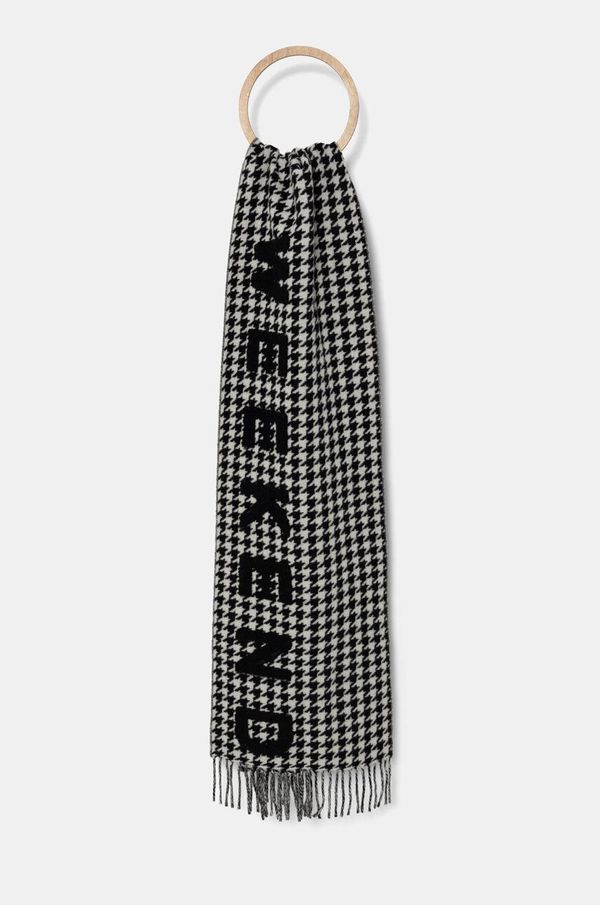 Weekend Max Mara Volnen šal Weekend Max Mara bela barva, 2425546065600