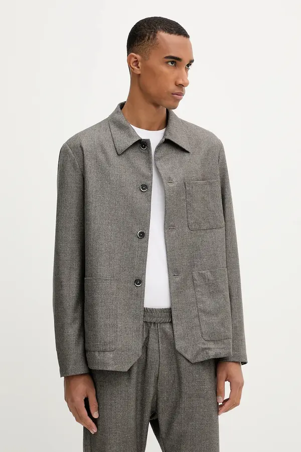 BARENA VENEZIA Volnen suknjič BARENA VENEZIA Overshirt Visal