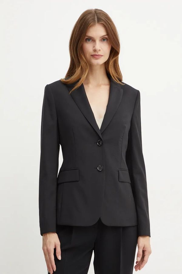 Boss Volnen suknjič BOSS črna barva, 50490035