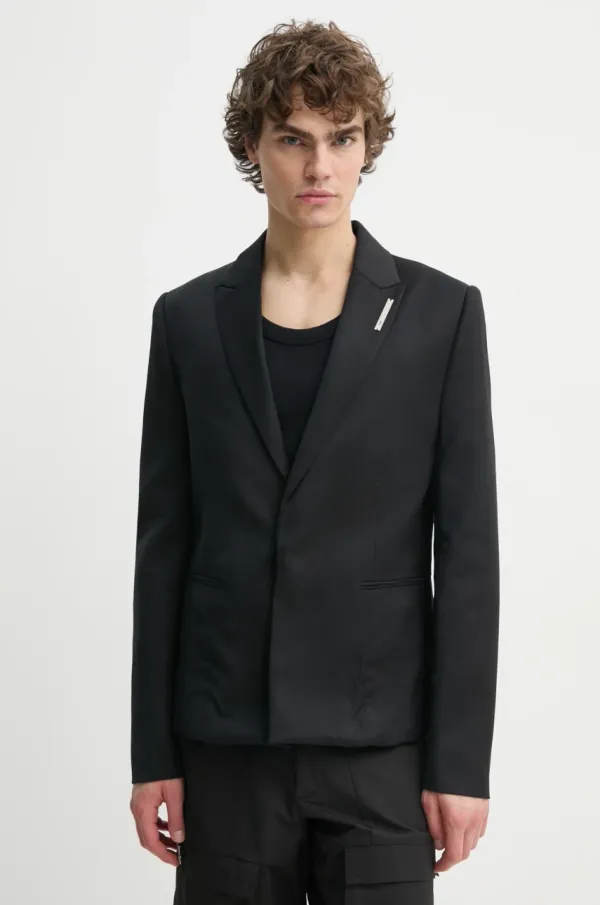 HELIOT EMIL Volnen suknjič Heliot Emil črna barva, PRESS25_M_04_048_BLK01