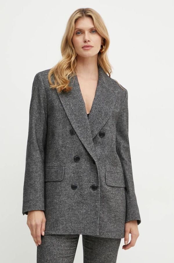 Max&Co. Volnen suknjič MAX&Co. siva barva, 2426046044200