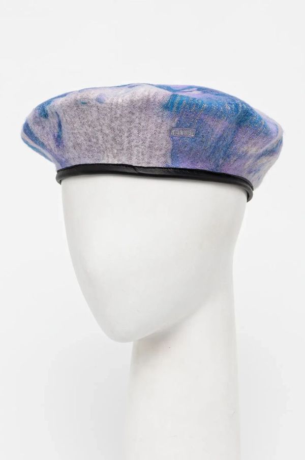 Kangol Volnena baretka Kangol HEATHERED TIE DYE vijolična barva, K3711.GS401