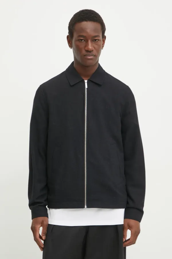 Les Deux Volnena jakna Les Deux črna barva, LDM610171