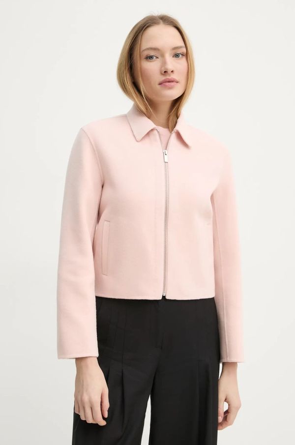 Theory Volnena jakna Theory roza barva, O1101402