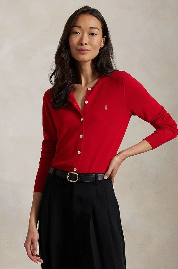 Polo Ralph Lauren Volnena jopica Polo Ralph Lauren rdeča barva, 211961279