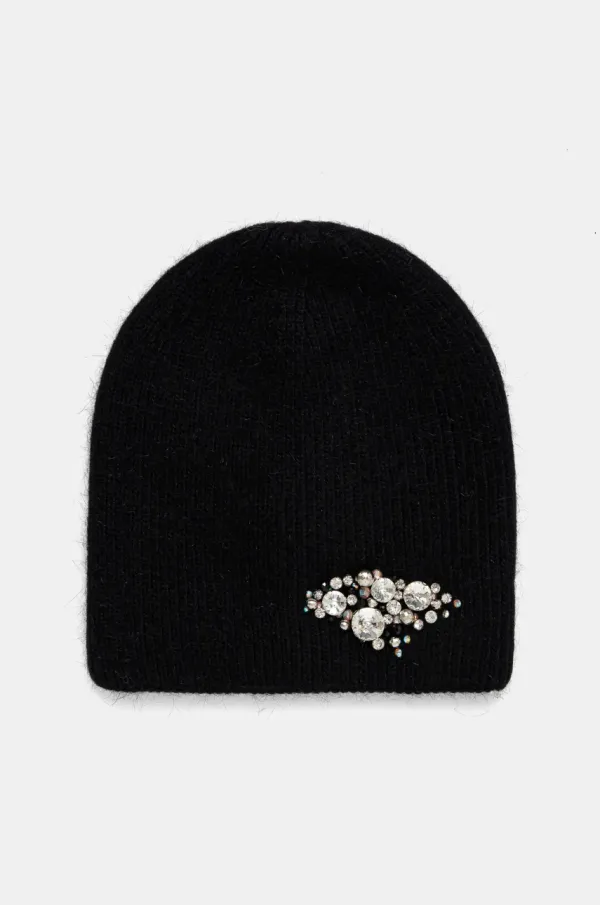 Answear Lab Volnena kapa Answear Lab črna barva