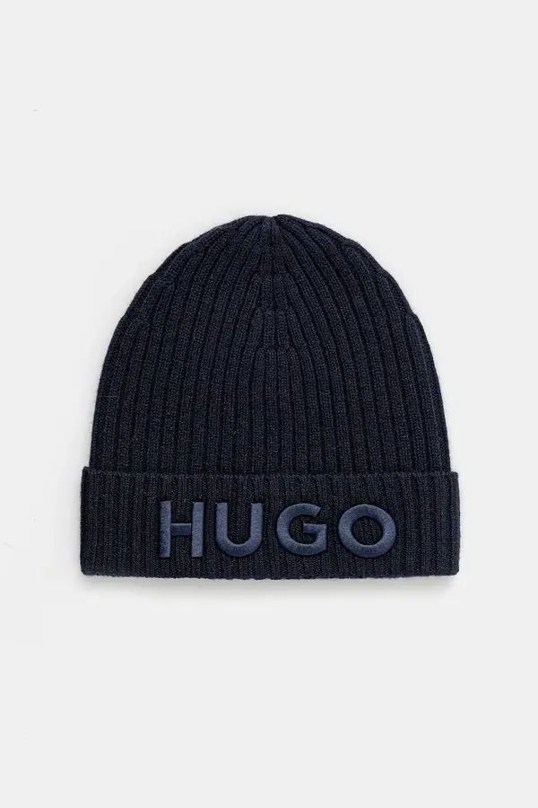 HUGO Volnena kapa HUGO Unisex-X565-7