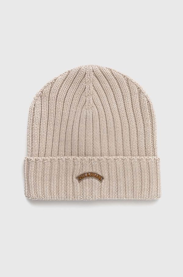 Paul&Shark Volnena kapa Paul&Shark bež barva, 14317150